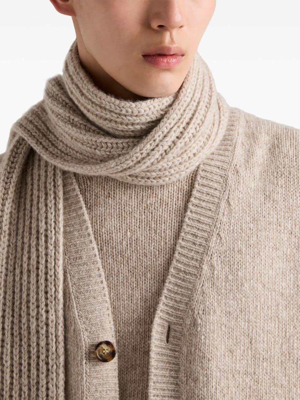 Prada Round-Neck Cashemere Sweater Vendite Flash