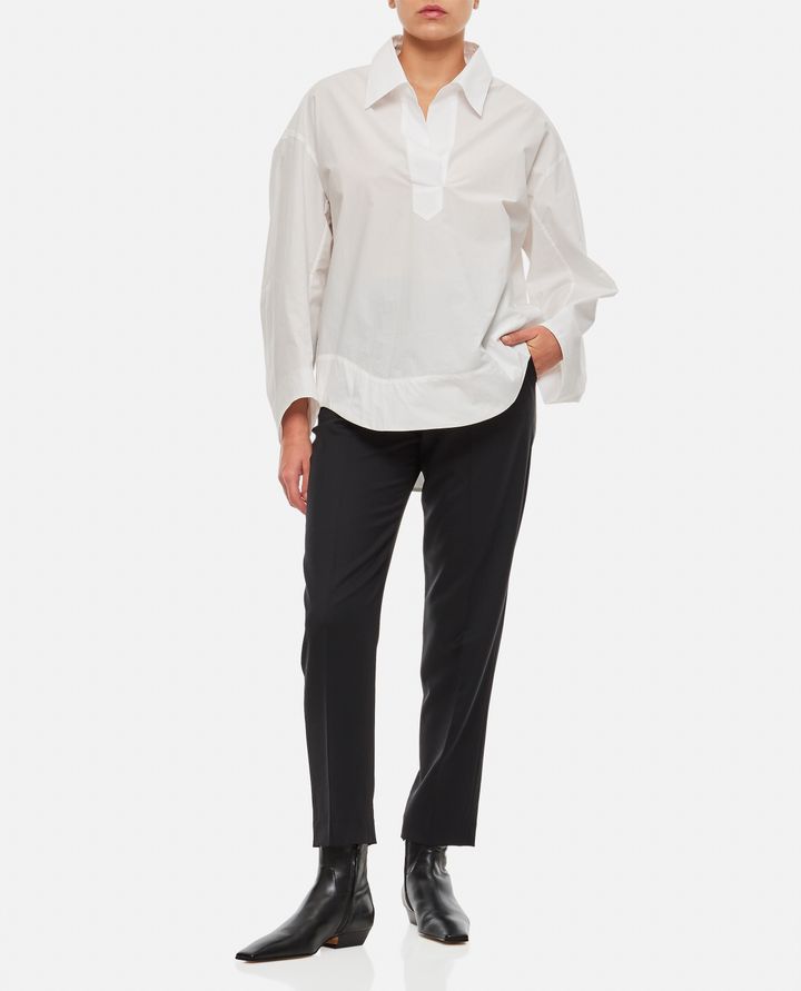 Biffi PANTALONI IN GABARDINE DI LANA Prezzo Ridotto