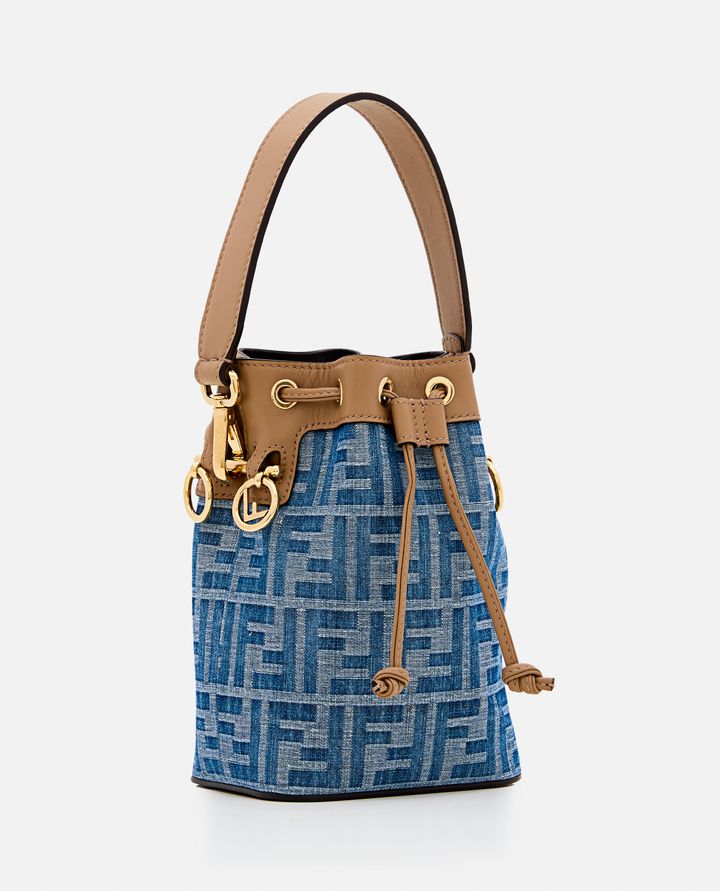 Biffi MINI MON TRESOR BORSA SECCHIELLO DENIM Sconto