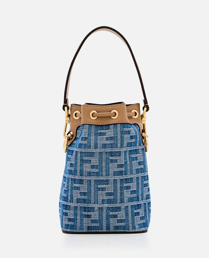 Biffi MINI MON TRESOR BORSA SECCHIELLO DENIM Sconto