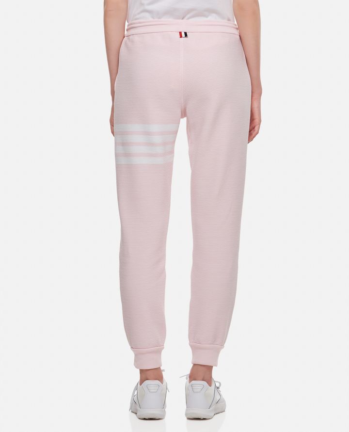Biffi PANTALONI SUDATORI A RIB OTTOMANO ROSA CHIARO 4-BAR Hotsell