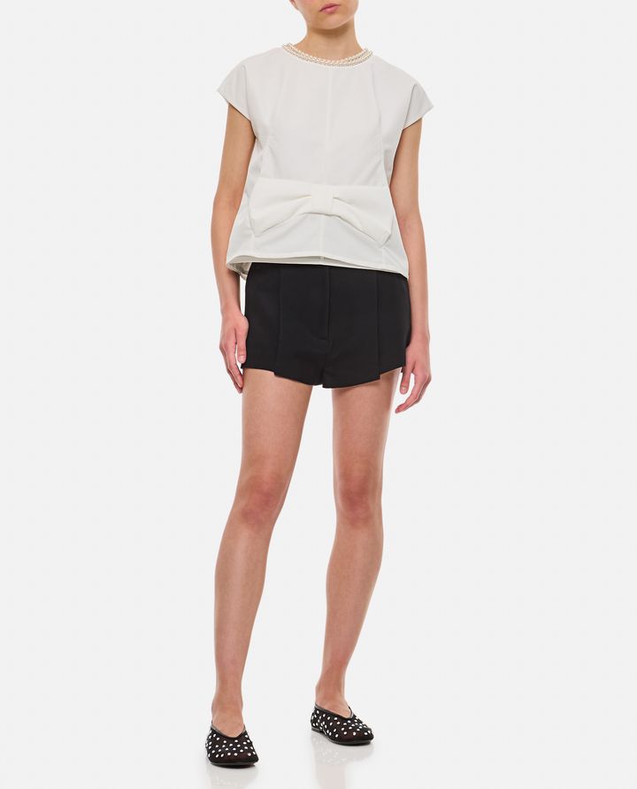 Biffi BLUSA SCOLLO PERLE Moda