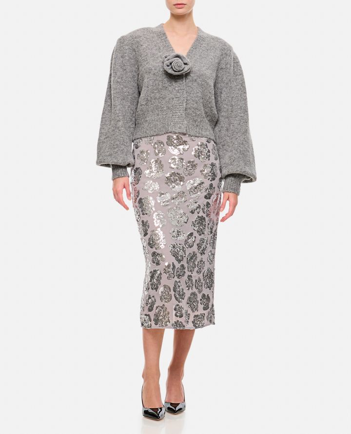 Biffi GONNA IN CHIFFON CON PAILLETTES Economico