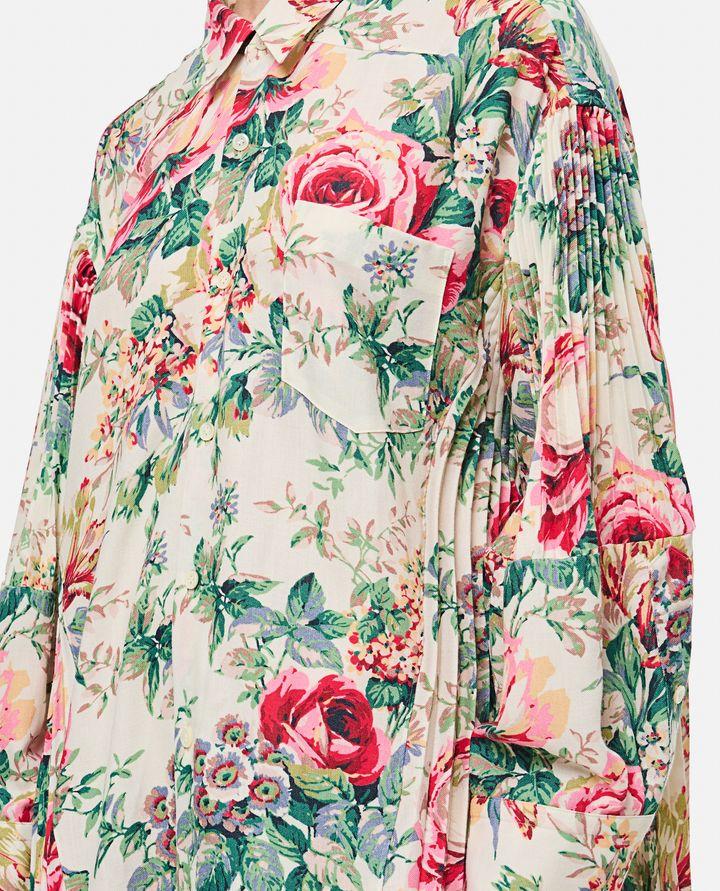 Biffi FLOWER PATTERN PRINTED SHIRT DRESS Vendita Calda
