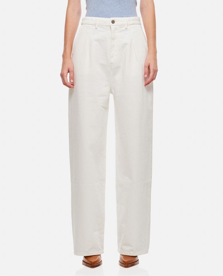 Biffi PANTALONI IN DENIM A GAMBA LARGA Offerta
