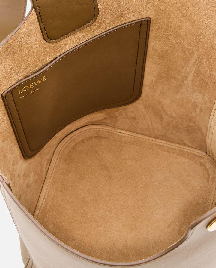 Biffi PEBBLE BUCKET MEDIO IN PELLE In Saldo