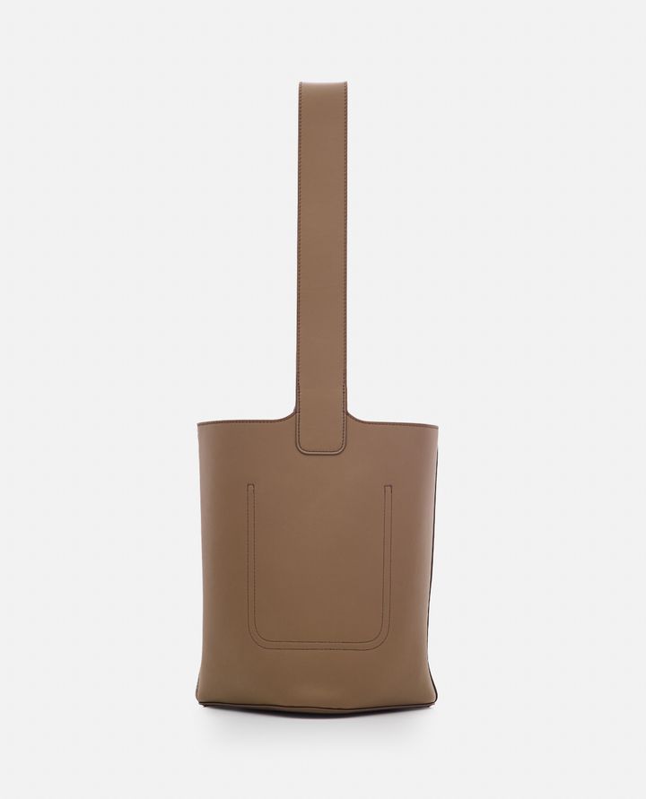 Biffi PEBBLE BUCKET MEDIO IN PELLE In Saldo