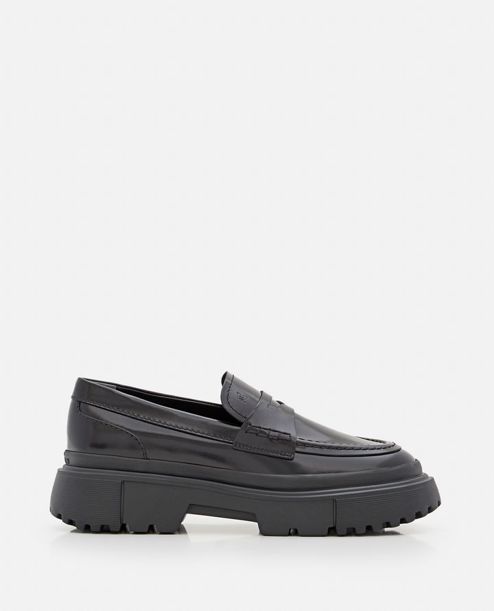 Biffi MOCASSINI CHUNKY IN PELLE SPAZZOLATA H629 2025