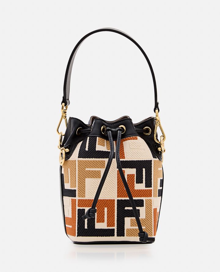 Biffi BORSA MINI MON TRESOR IN TELA RICAMO