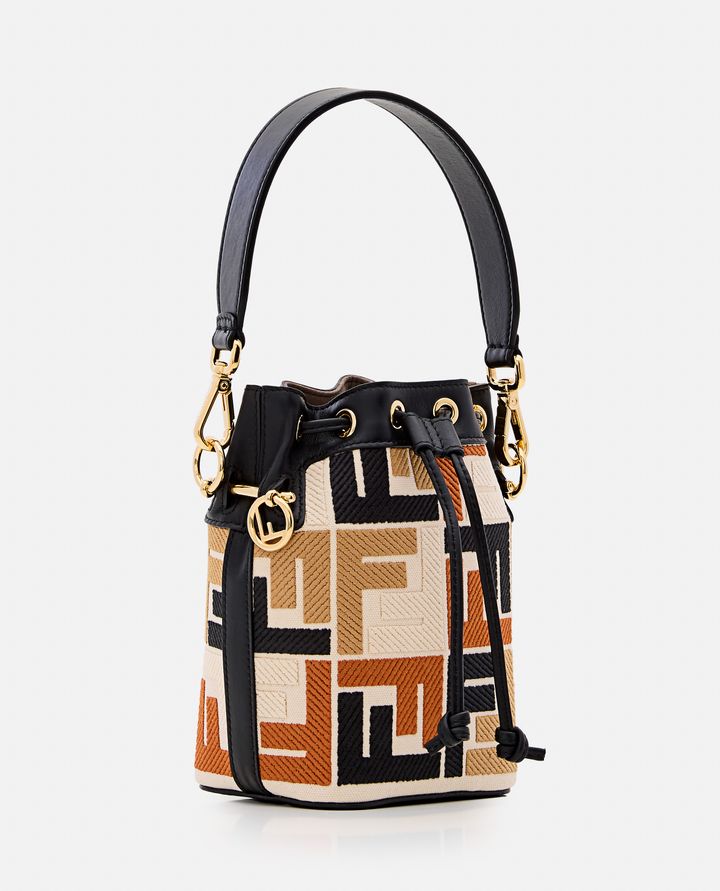 Biffi BORSA MINI MON TRESOR IN TELA RICAMO Qualità