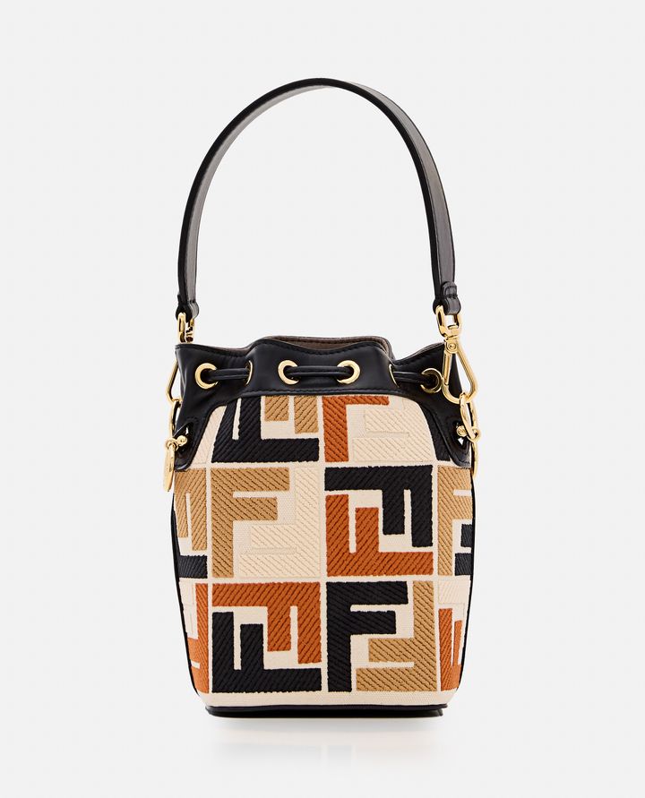 Biffi BORSA MINI MON TRESOR IN TELA RICAMO Qualità
