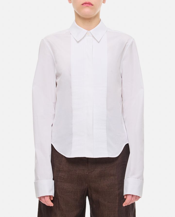 Biffi CAMICIA CON PANNELLO PLISSETTATO