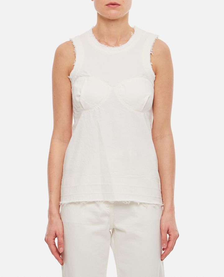 Biffi COTTON DENIM TANK TOP