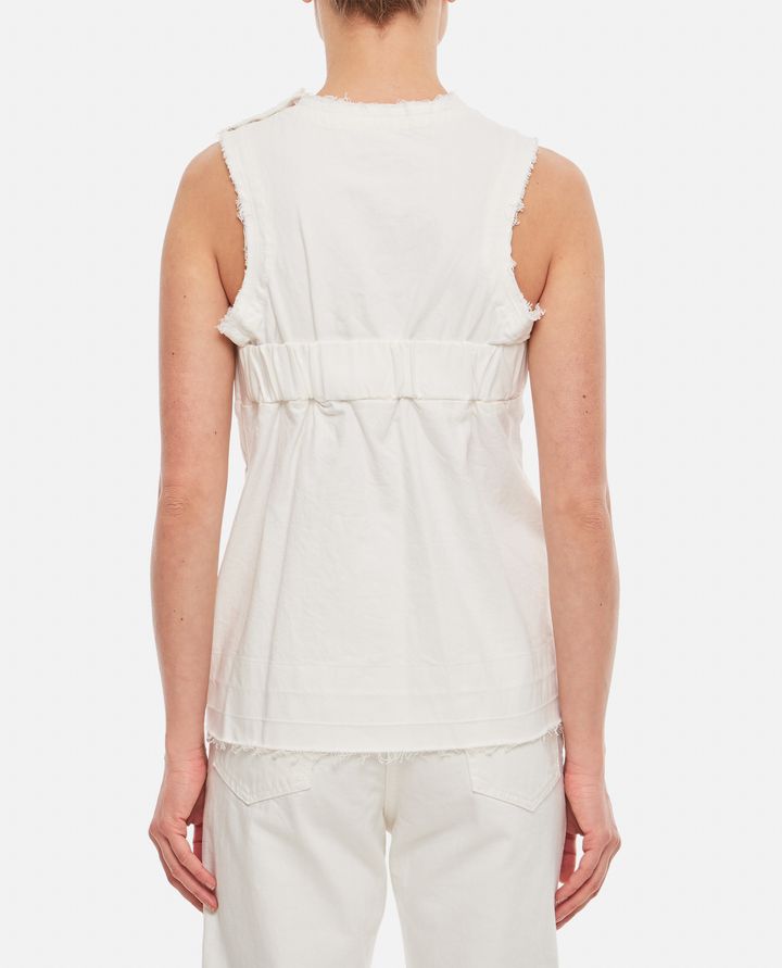 Biffi COTTON DENIM TANK TOP Negozi Online