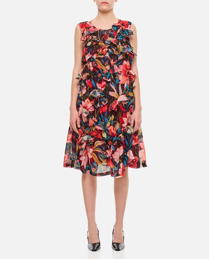 Biffi ABITO IN CHIFFON CON FANTASIA FLOREALE