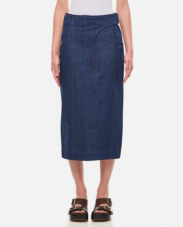 Biffi GONNA MIDI DENIM