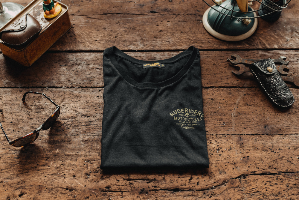 ﻿Rude Riders T-Shirt Donna Rude Riders Nera 2025