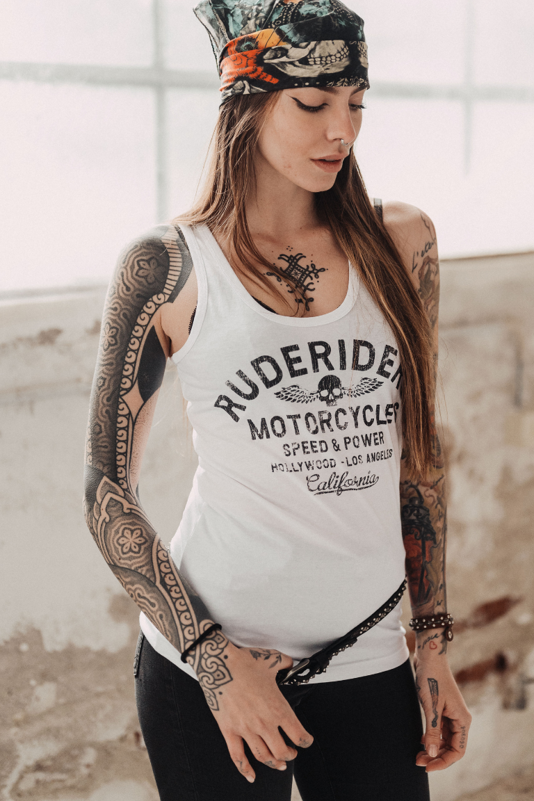 Rude Riders Canotta Donna Rude Riders Bianca Cyber Monday