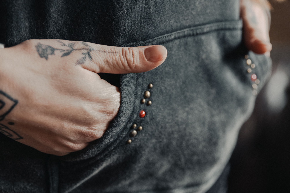 Rude Riders Felpa Donna Studs Prezzo Ridotto