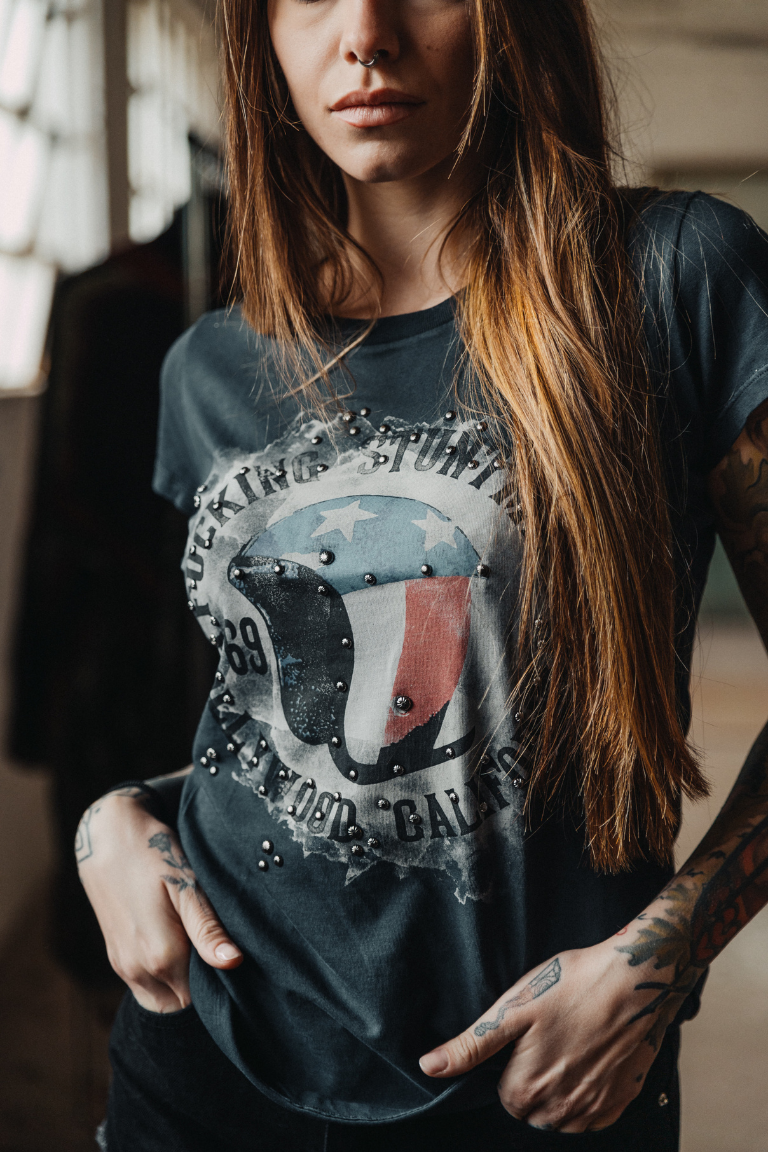 Rude Riders T-Shirt Donna Stunt W Convenienza