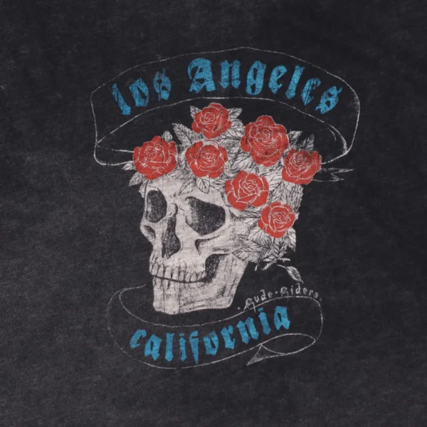 Rude Riders T-Shirt Donna Skull & Roses Limited Ed Online