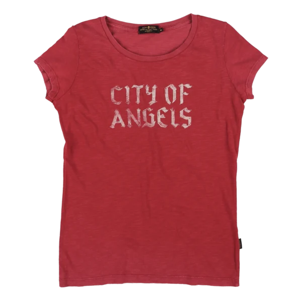 Rude Riders T-Shirt Donna City of Angels Limited Ed In Vendita