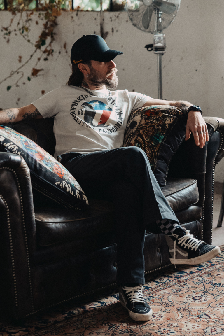 Rude Riders T-Shirt Uomo Stuntman Vendita Economica