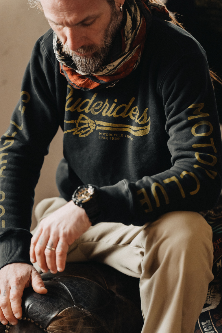 Rude Riders Felpa Capsule Uomo Rude Motor Club Vendite Flash