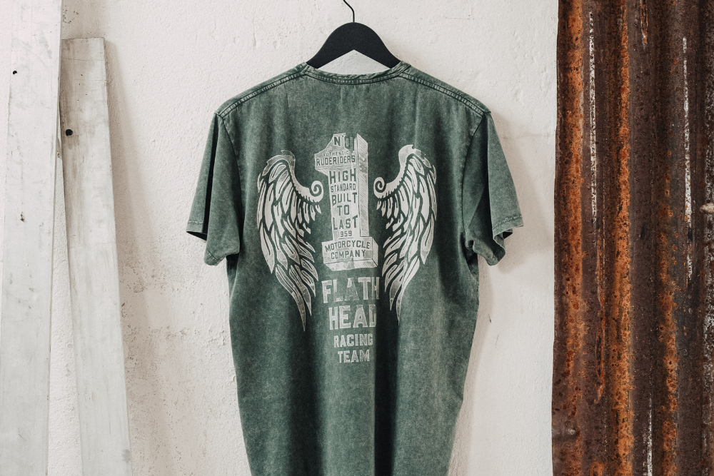 Rude Riders T-Shirt Uomo Flat Head Italia