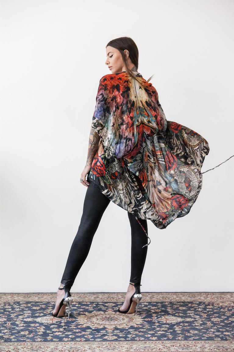 Rude Riders Kimono Donna Flying Indian Pezzi Unici