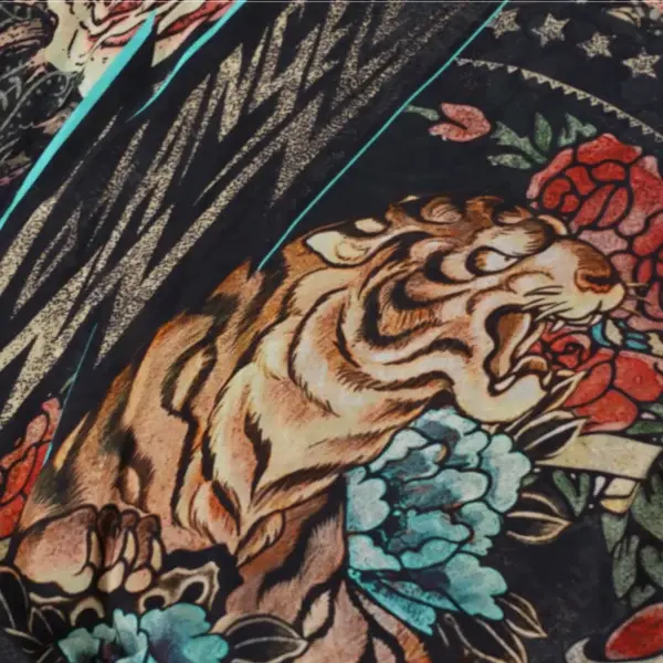 Rude Riders Kimono Donna Tiger Soddisfazione Garantita