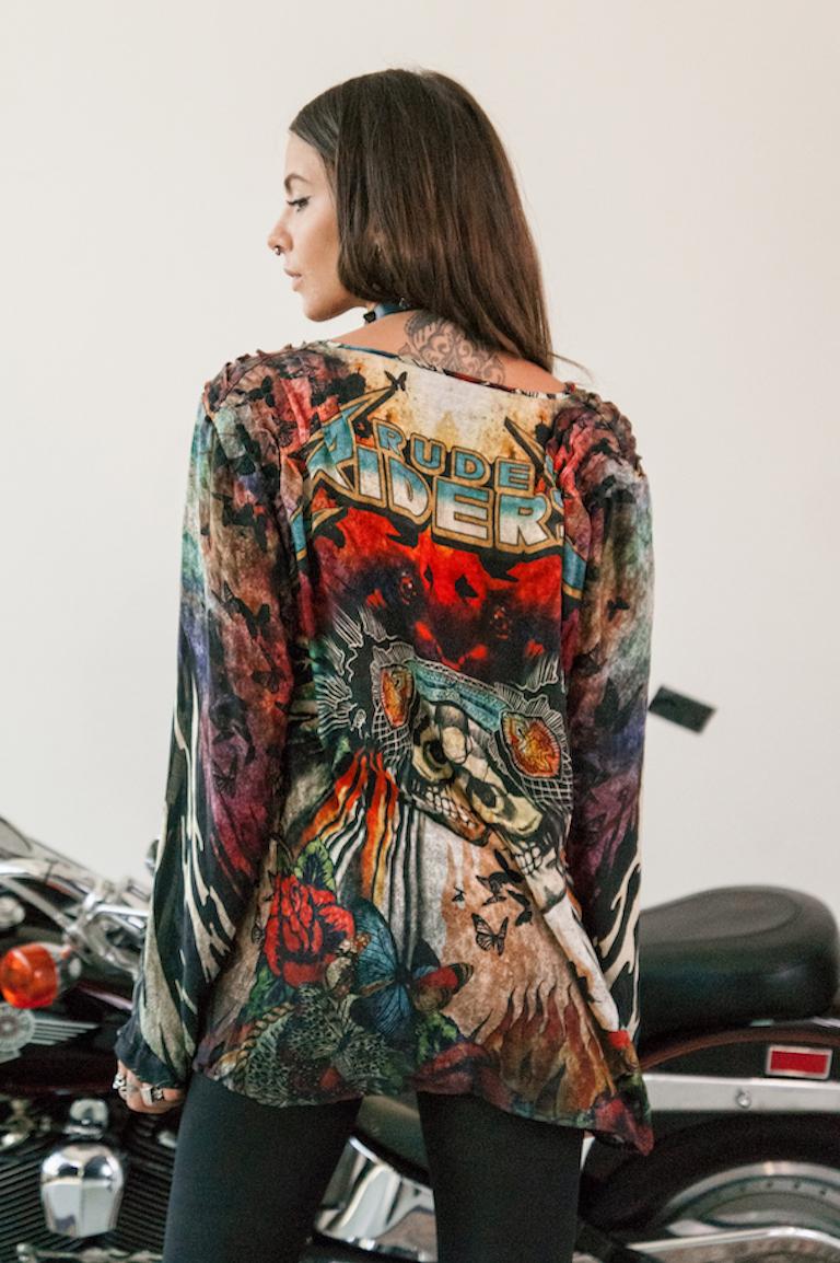 Rude Riders Shirt Donna Flying Indian Acquista Ora
