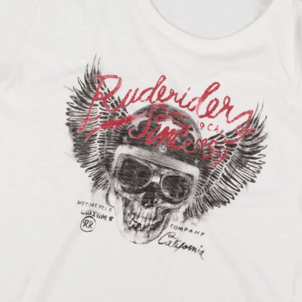 Rude Riders T-Shirt Uomo Skull Helmet Limited Ed Sconto