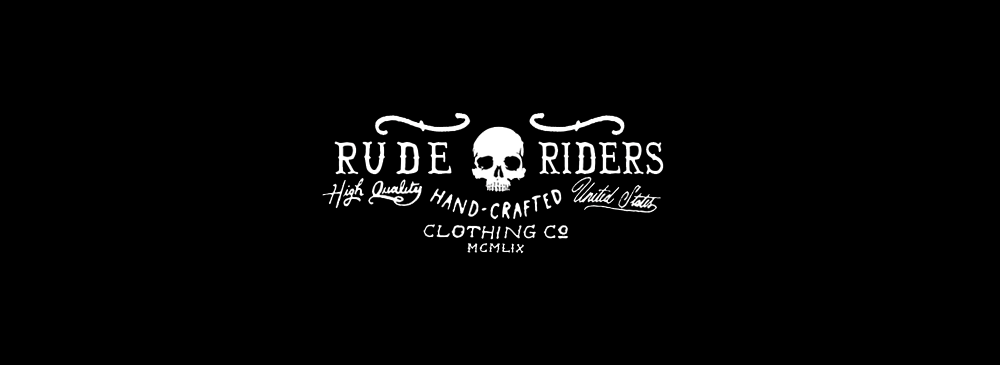 Rude Riders Guanti moto in pelle Bones Black Saldi Di Fabbrica