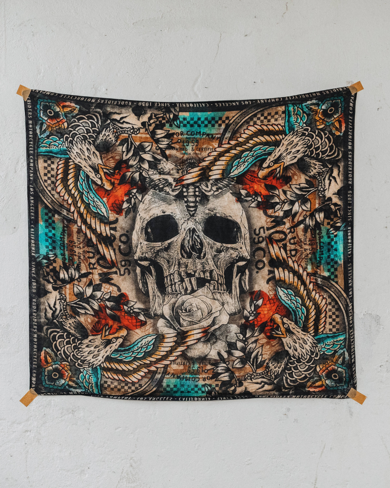 Rude Riders Foulard Skull & Eagle Vendite Flash