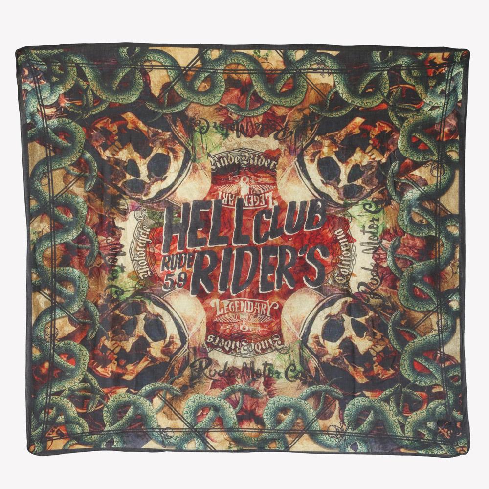 Rude Riders Foulard Hell Club Consegna Veloce