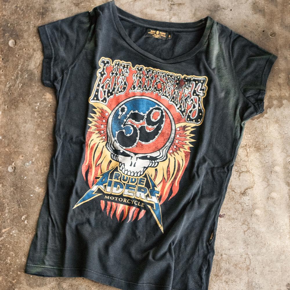 Rude Riders T-Shirt Donna 59 RR Qualità