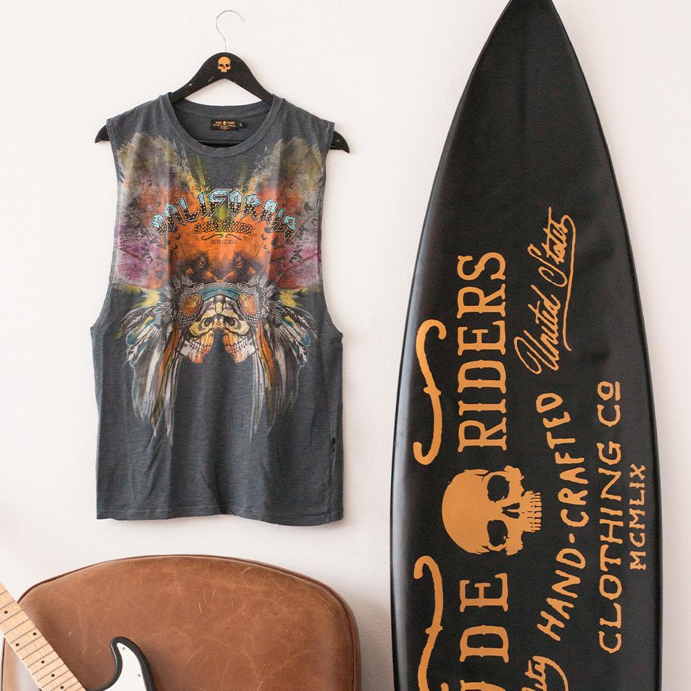 Rude Riders Tank Top Donna Indian Vendita