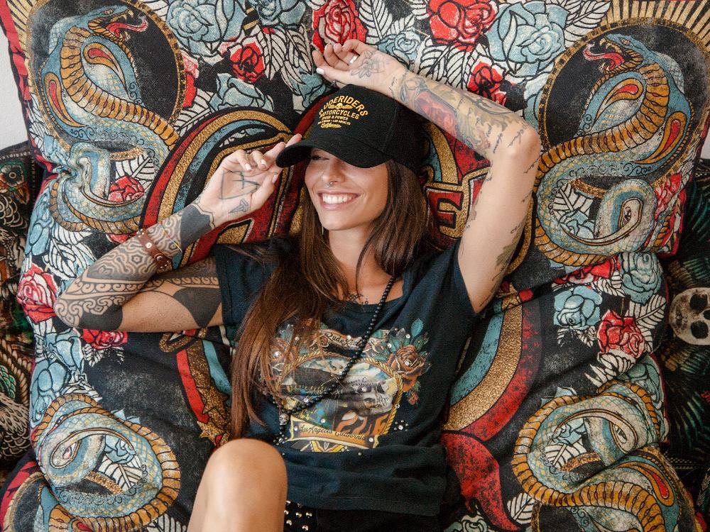 Rude Riders T-Shirt Donna Rock Promozione