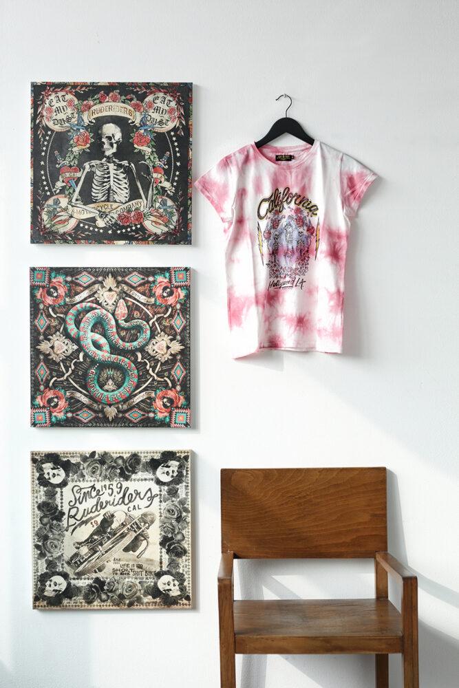 Rude Riders T-Shirt Donna California Pezzi Unici