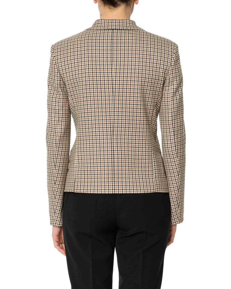 Rrue Bisquit GIACCA CORTA SLIM VICHY In Linea