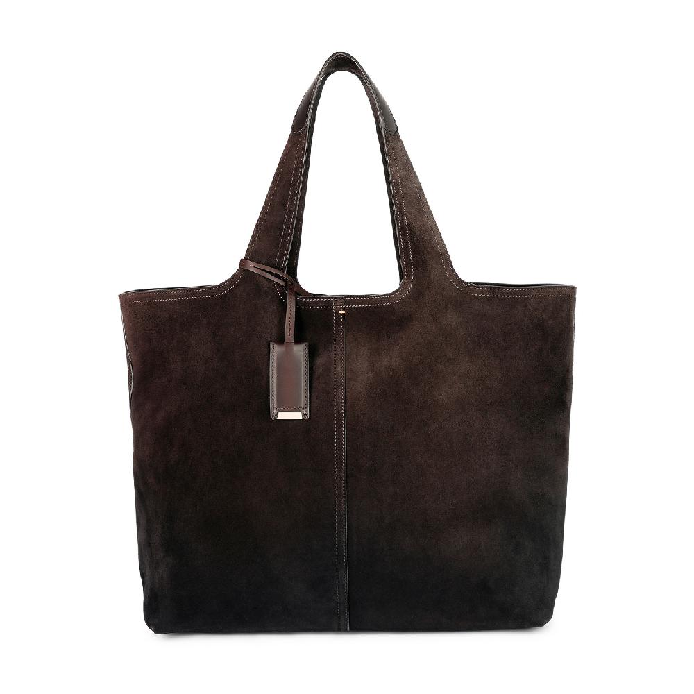 ﻿Santoni Borsa in suede testa di moro