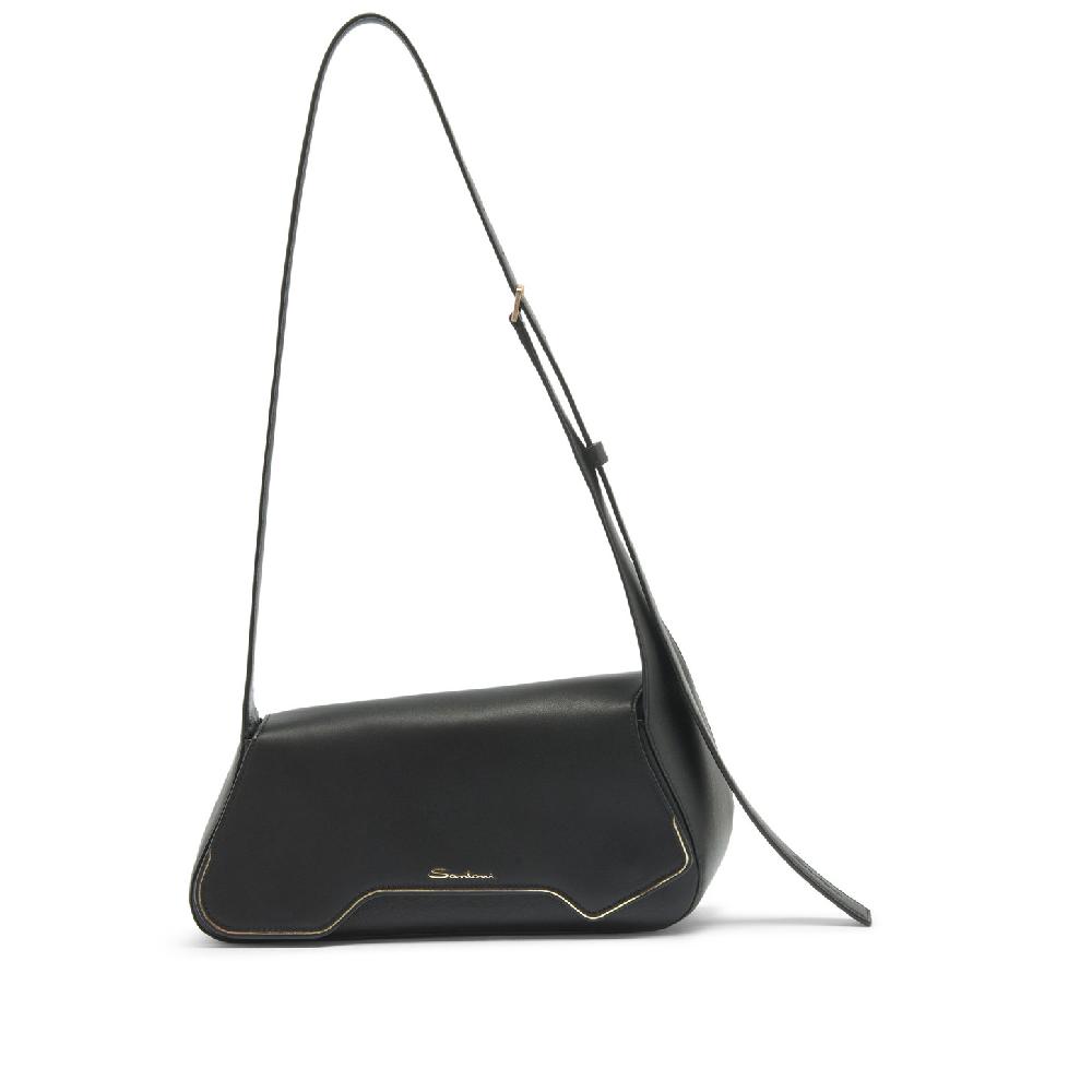 Santoni Borsa ThePluto in pelle nera