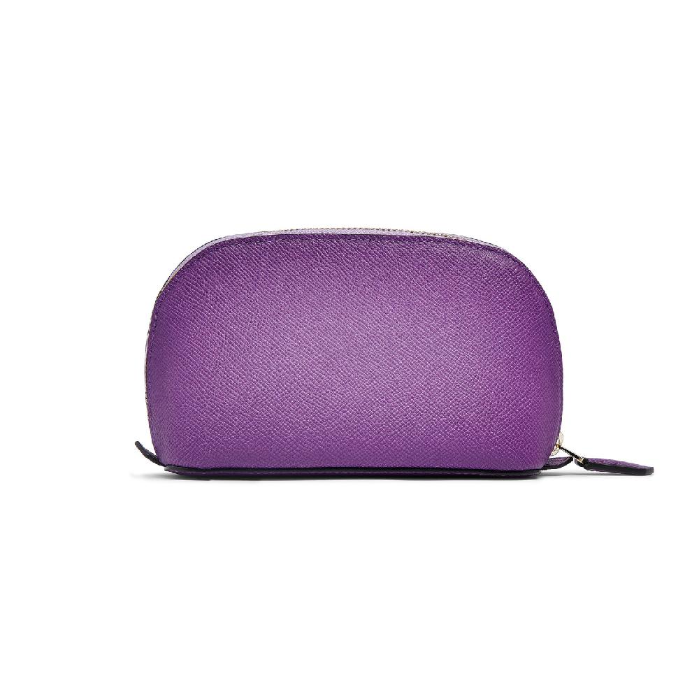 Santoni Pouch in Saffiano viola Promozione Limitata