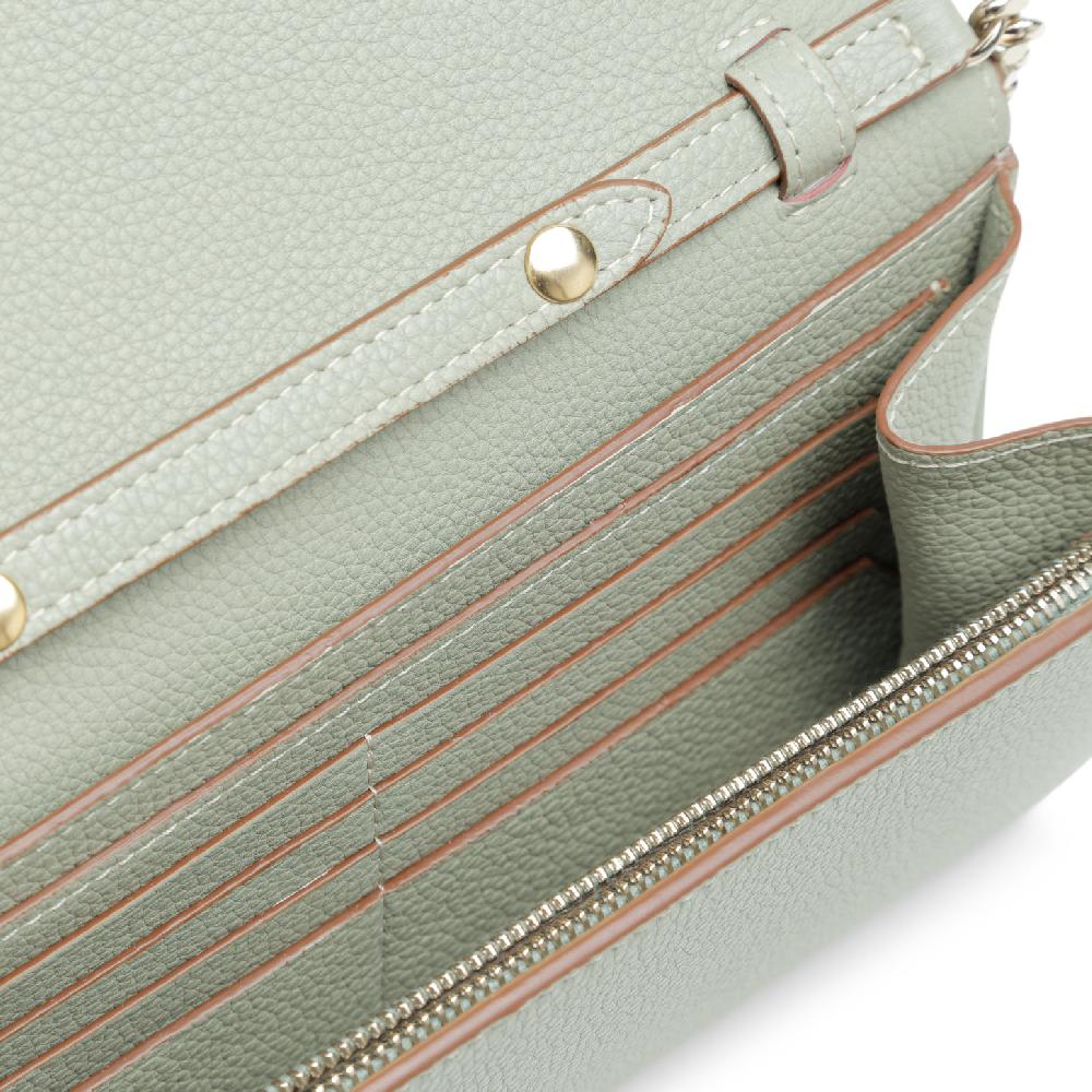 Santoni Borsa a tracolla in pelle verde Affare Del Giorno