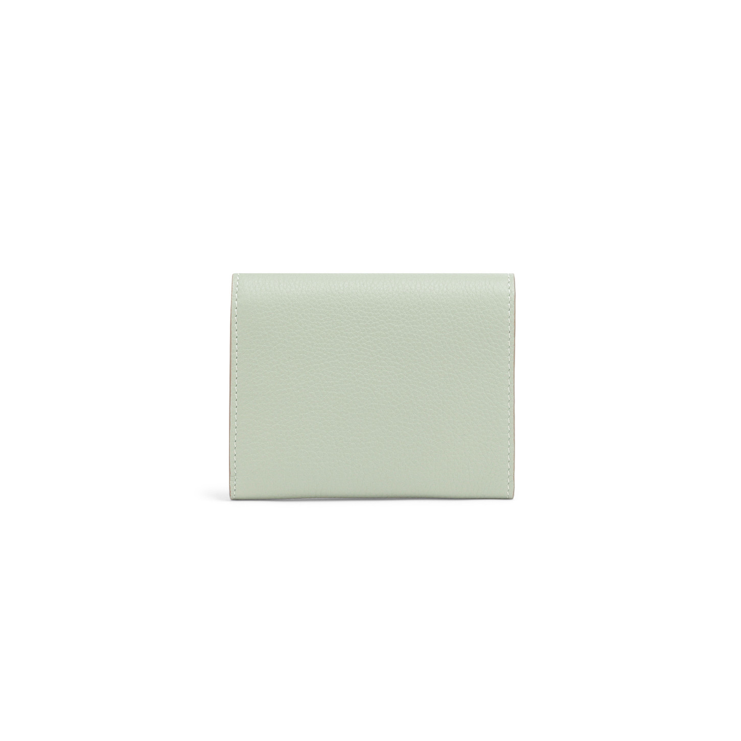 Santoni Portafoglio con porta monete in pelle bottalata verde Presa