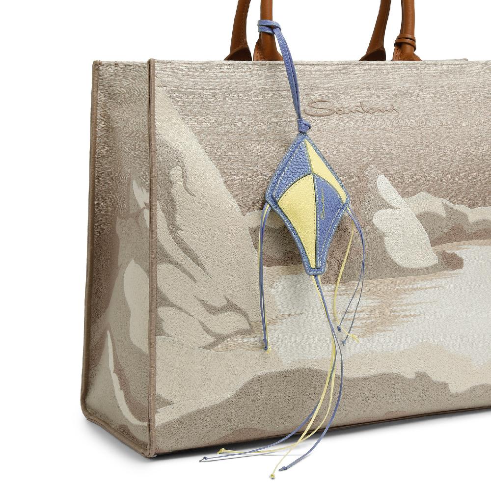 Santoni Charm aquilone in pelle multicolore Online