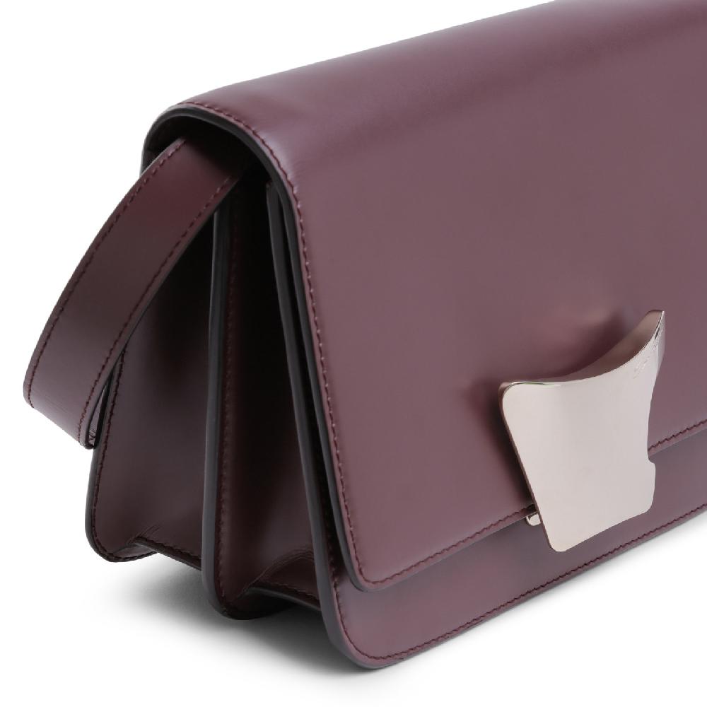 Santoni Borsa a tracolla in pelle bordeaux Hotsell