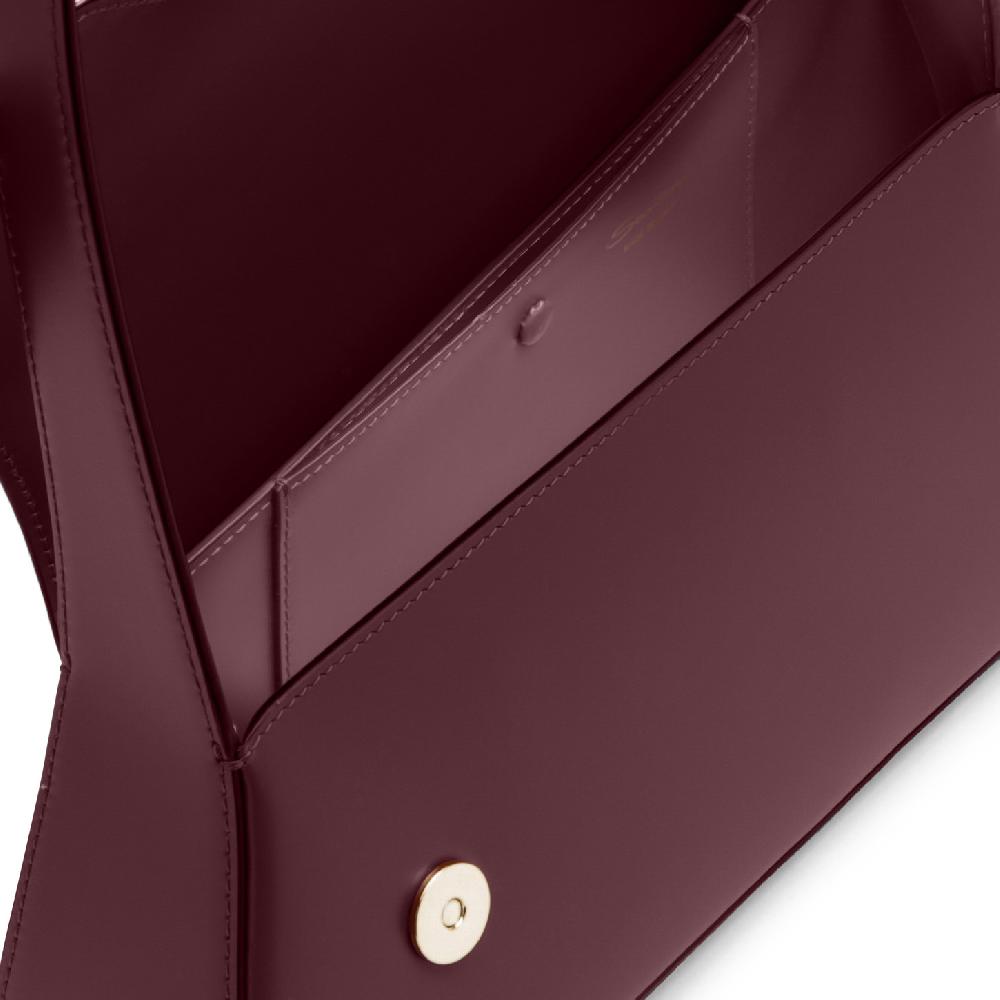 Santoni Borsa ThePluto in pelle bordeaux Vendite Flash
