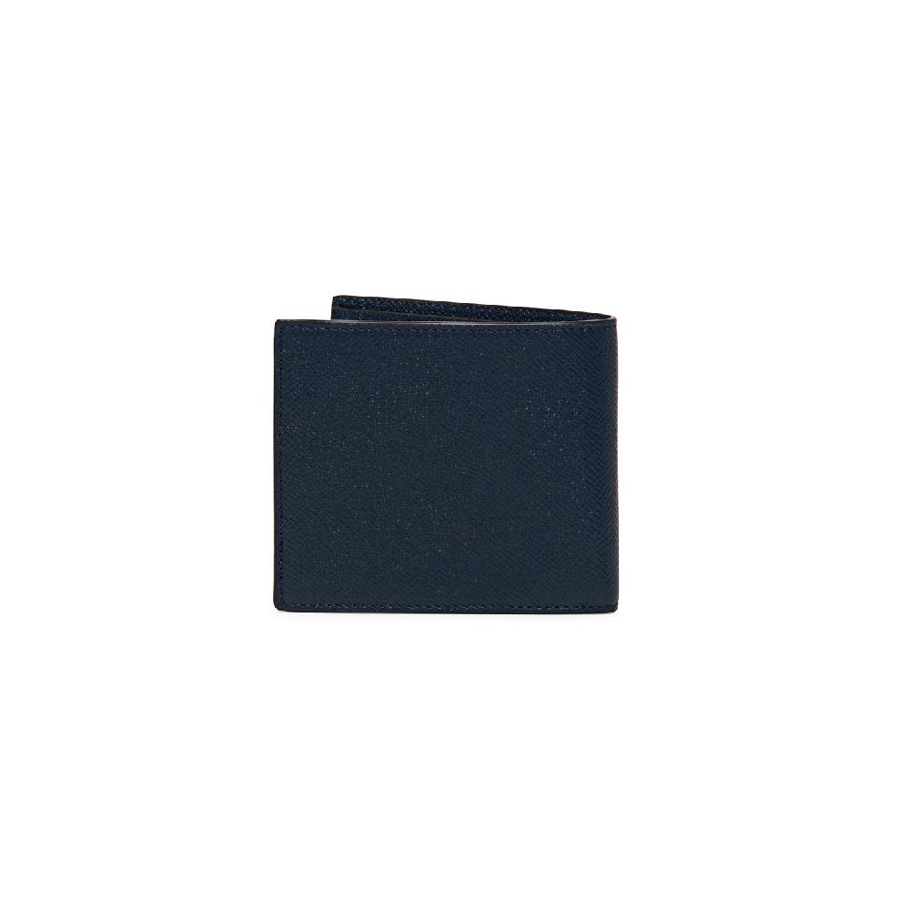 Santoni Portafoglio in saffiano blu Qualità Garantita